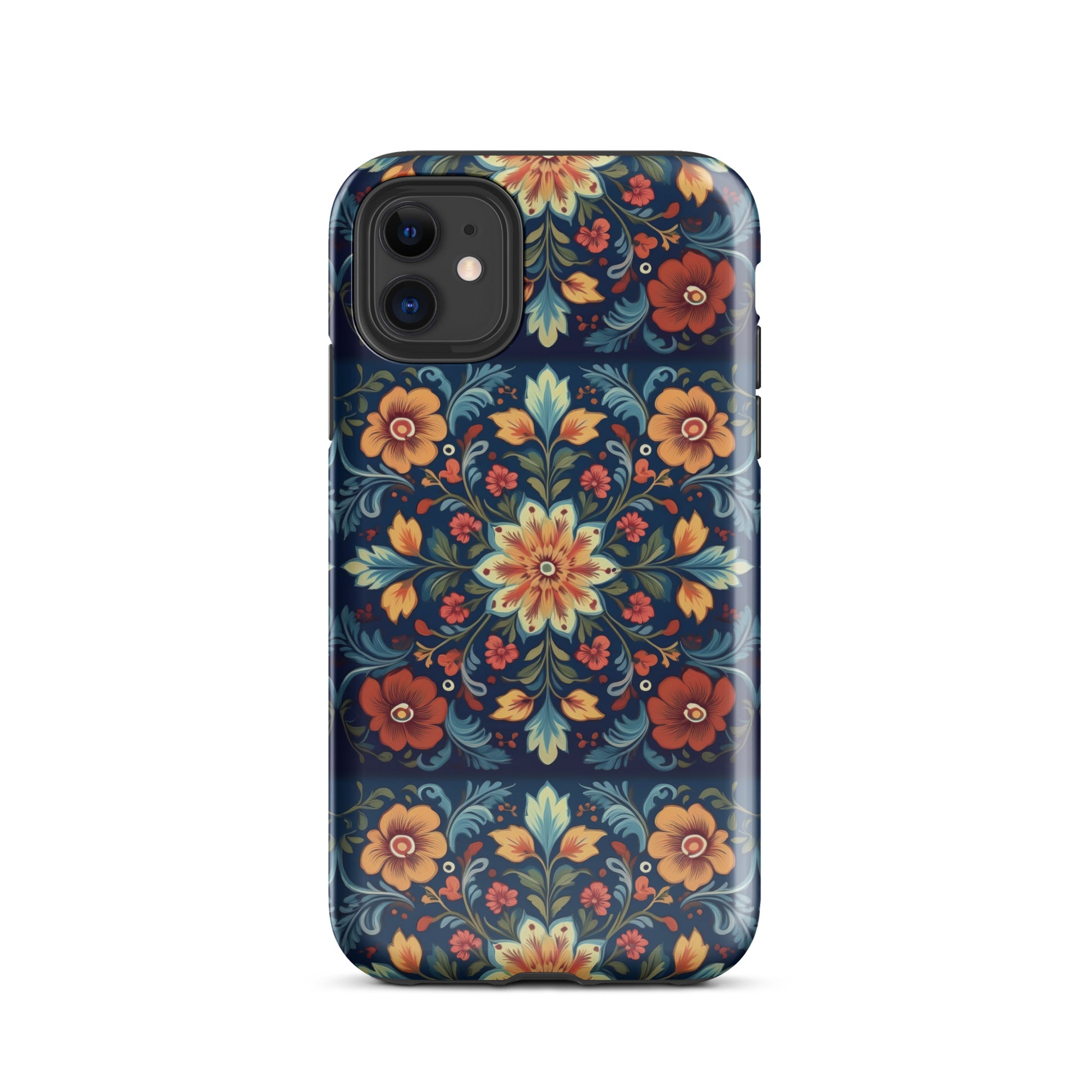 Norwegian Rosemaling Tough MagSafe iPhone® Case - The Global Wanderer