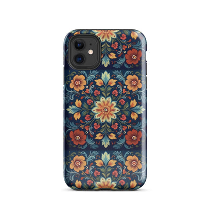 Norwegian Rosemaling Tough MagSafe iPhone® Case - The Global Wanderer