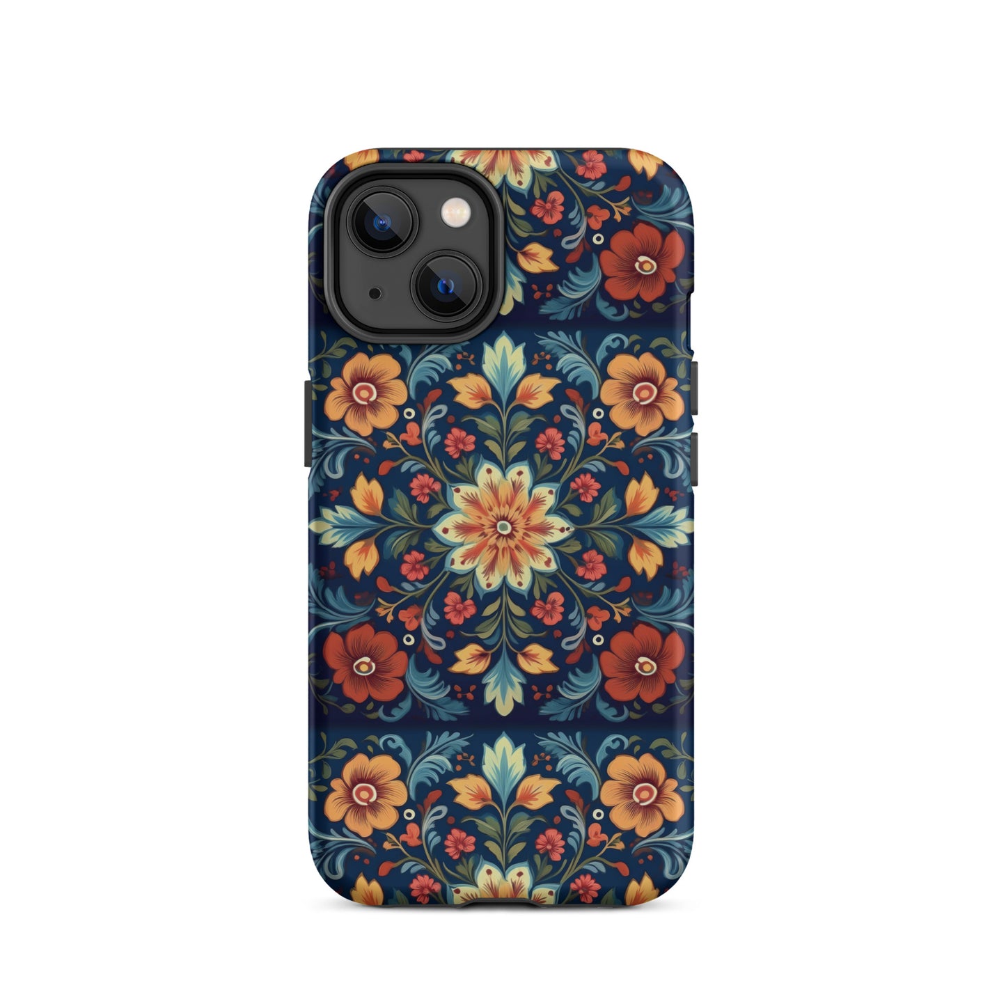 Norwegian Rosemaling Tough MagSafe iPhone® Case - The Global Wanderer