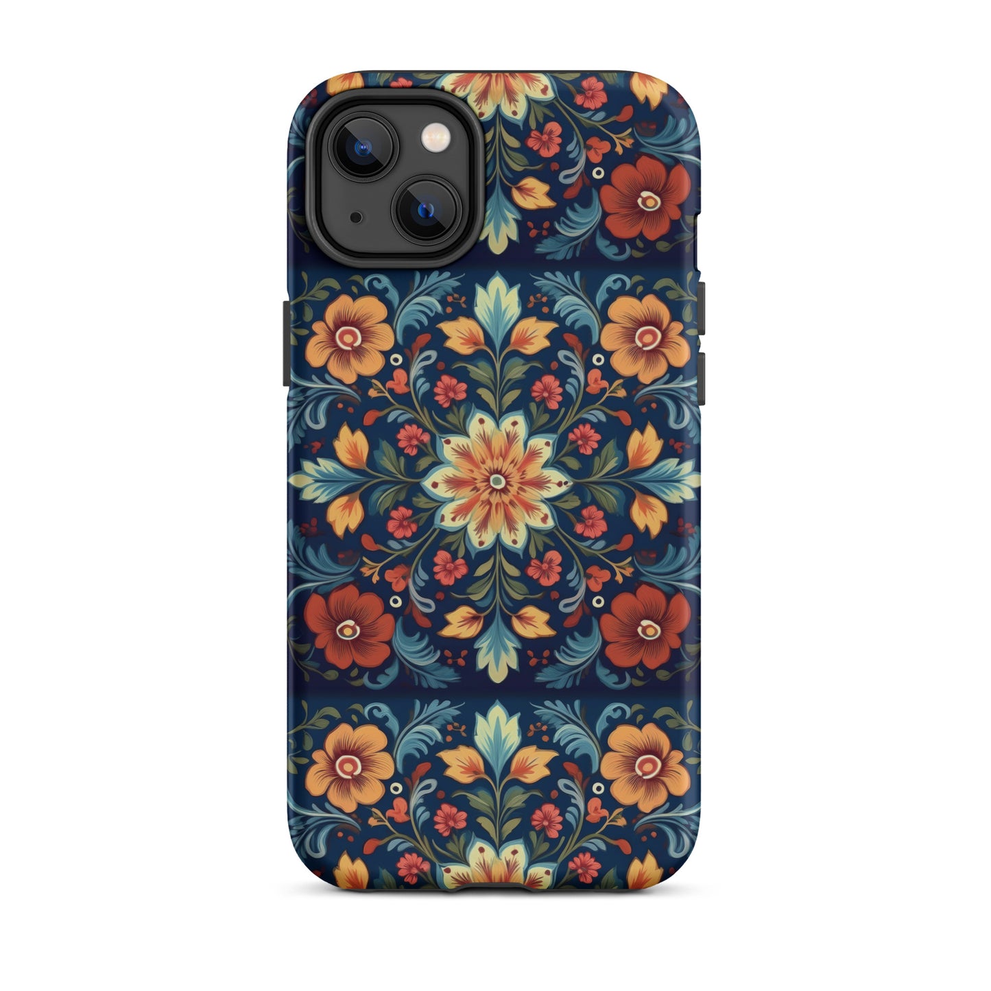 Norwegian Rosemaling Tough MagSafe iPhone® Case - The Global Wanderer