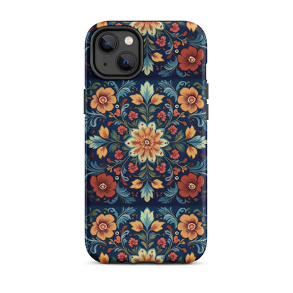 Norwegian Rosemaling Tough MagSafe iPhone® Case - The Global Wanderer