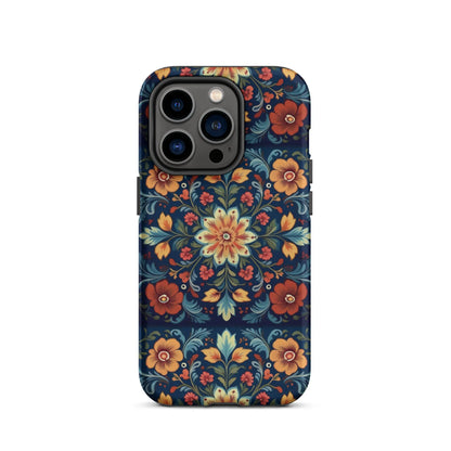 Norwegian Rosemaling Tough MagSafe iPhone® Case - The Global Wanderer