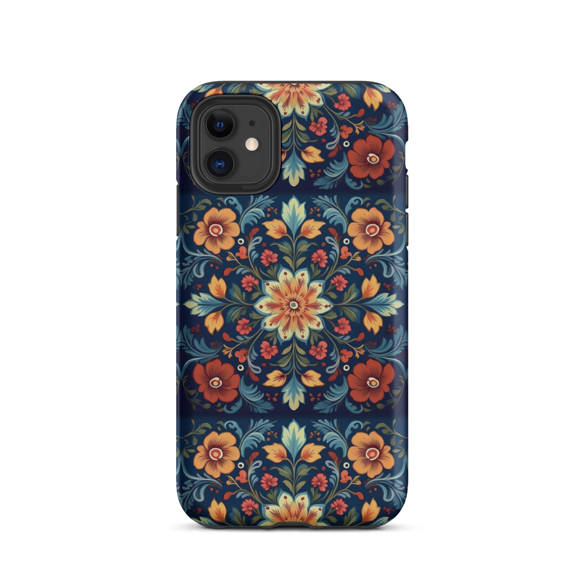 Norwegian Rosemaling Tough MagSafe iPhone® Case - The Global Wanderer