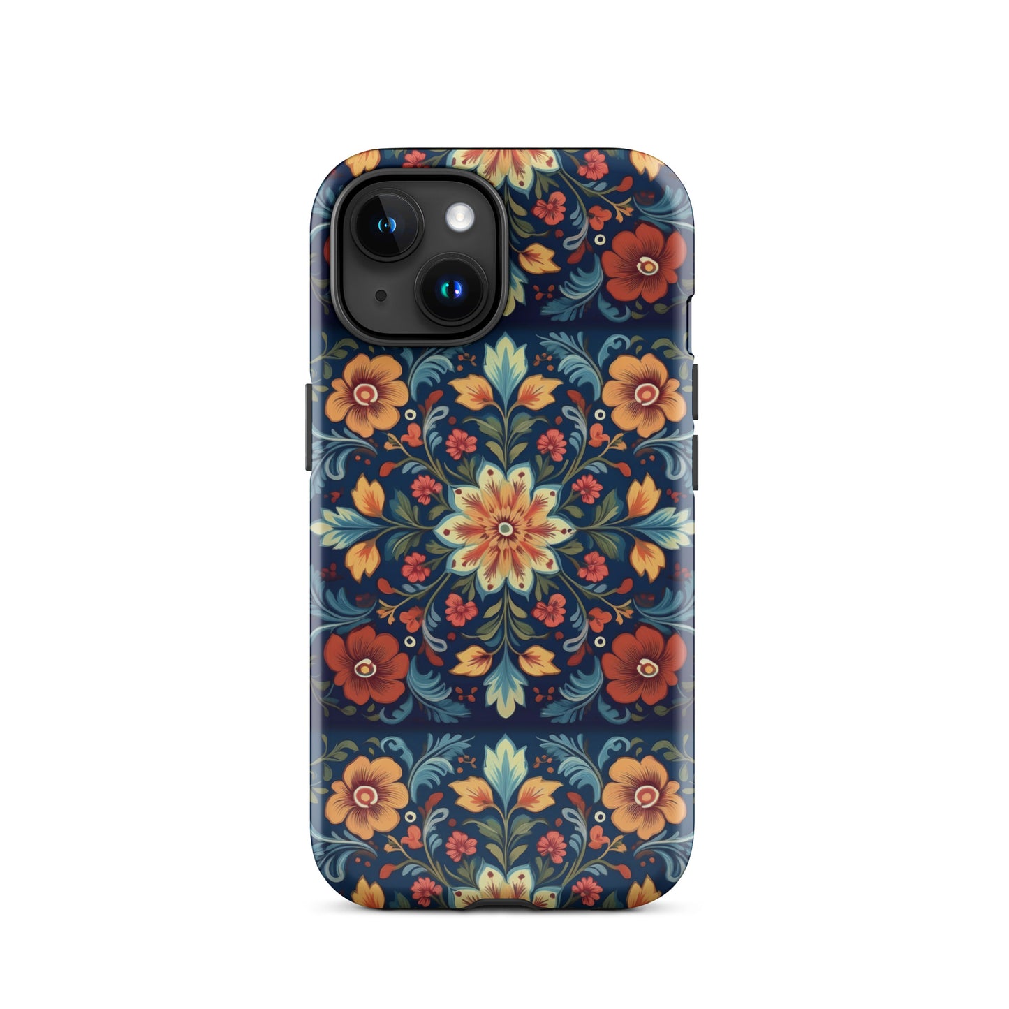 Norwegian Rosemaling Tough MagSafe iPhone® Case - The Global Wanderer