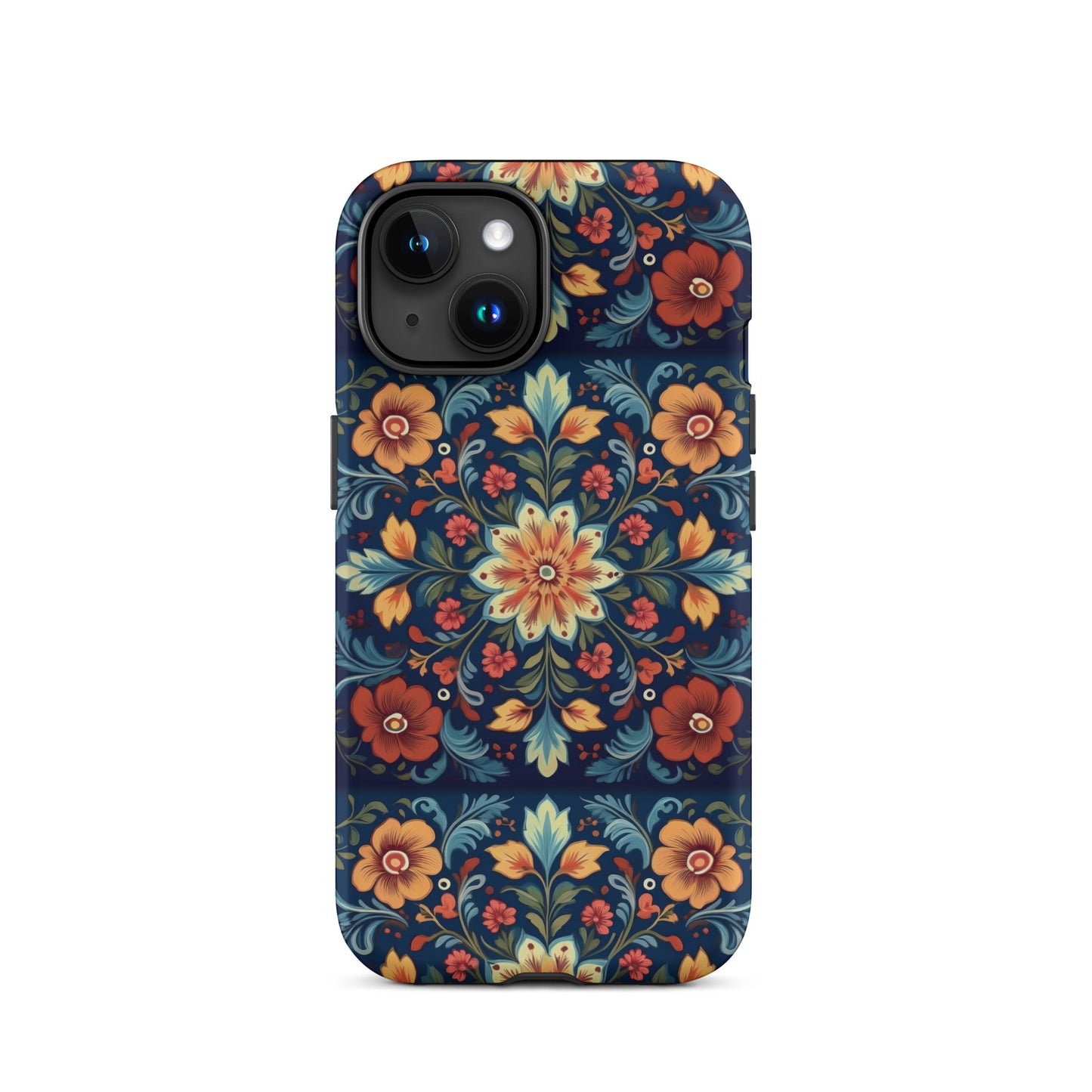 Norwegian Rosemaling Tough MagSafe iPhone® Case - The Global Wanderer