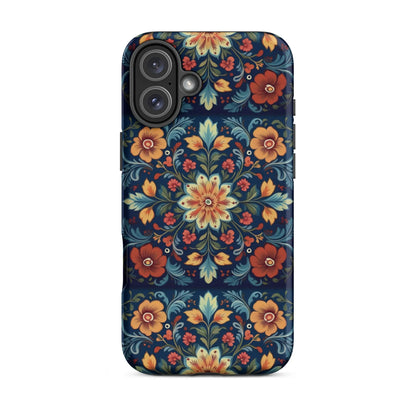 Norwegian Rosemaling Tough MagSafe iPhone® Case - The Global Wanderer