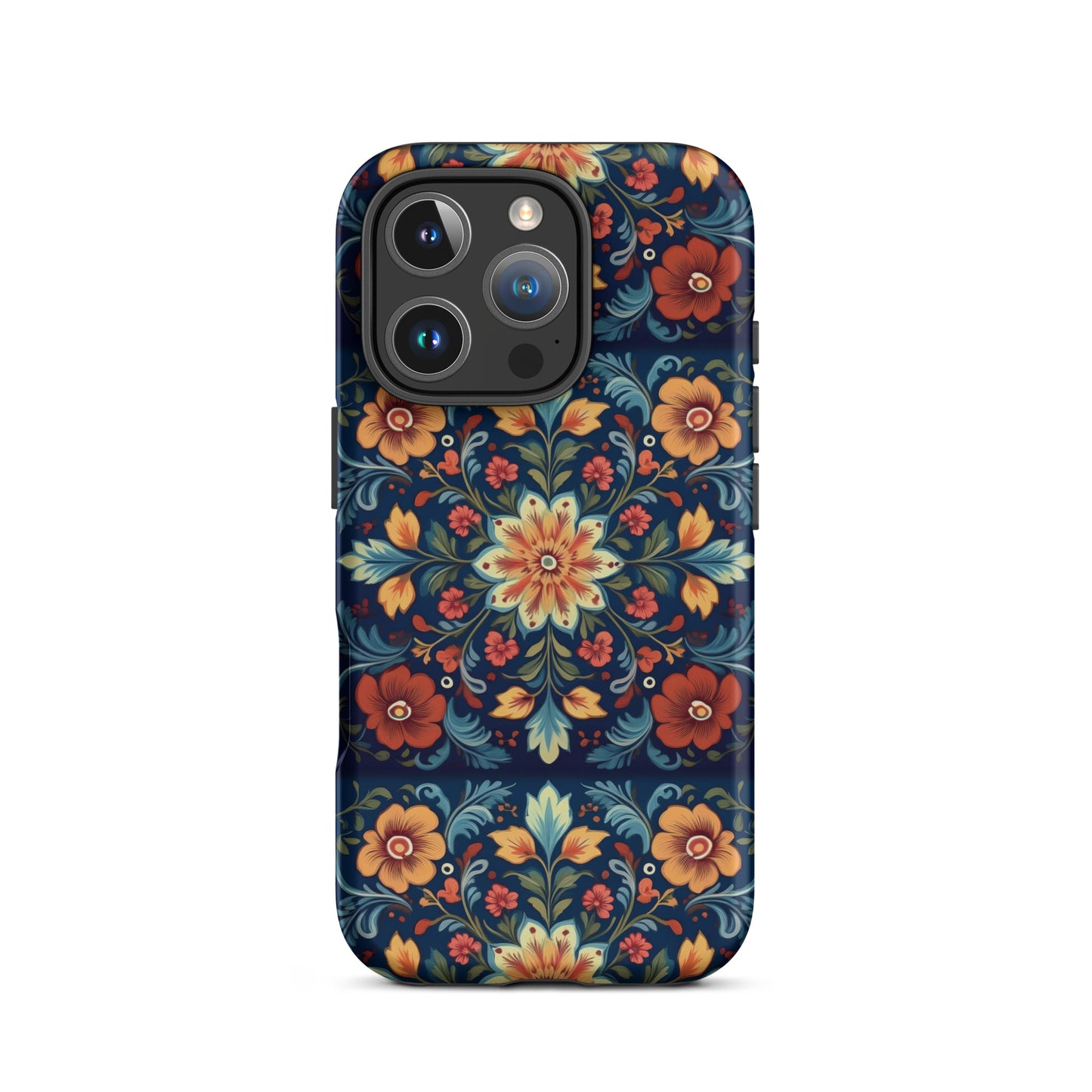 Norwegian Rosemaling Tough MagSafe iPhone® Case - The Global Wanderer