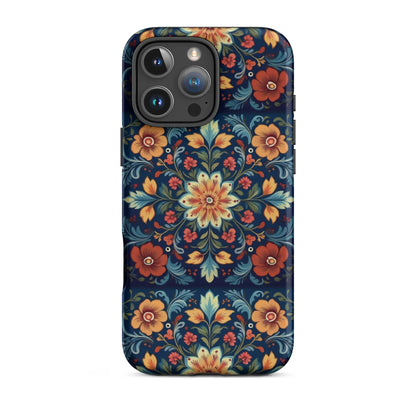 Norwegian Rosemaling Tough MagSafe iPhone® Case - The Global Wanderer