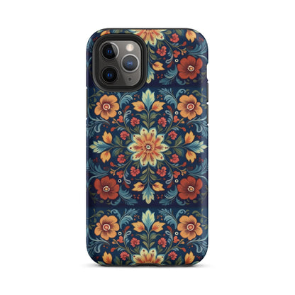 Norwegian Rosemaling Tough MagSafe iPhone® Case - The Global Wanderer