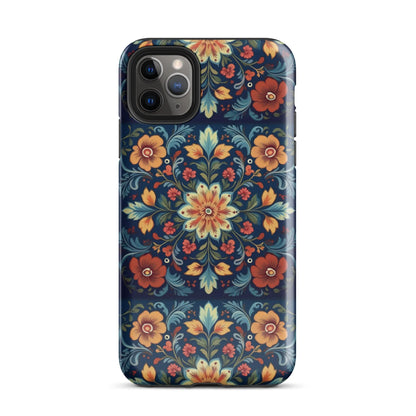 Norwegian Rosemaling Tough MagSafe iPhone® Case - The Global Wanderer