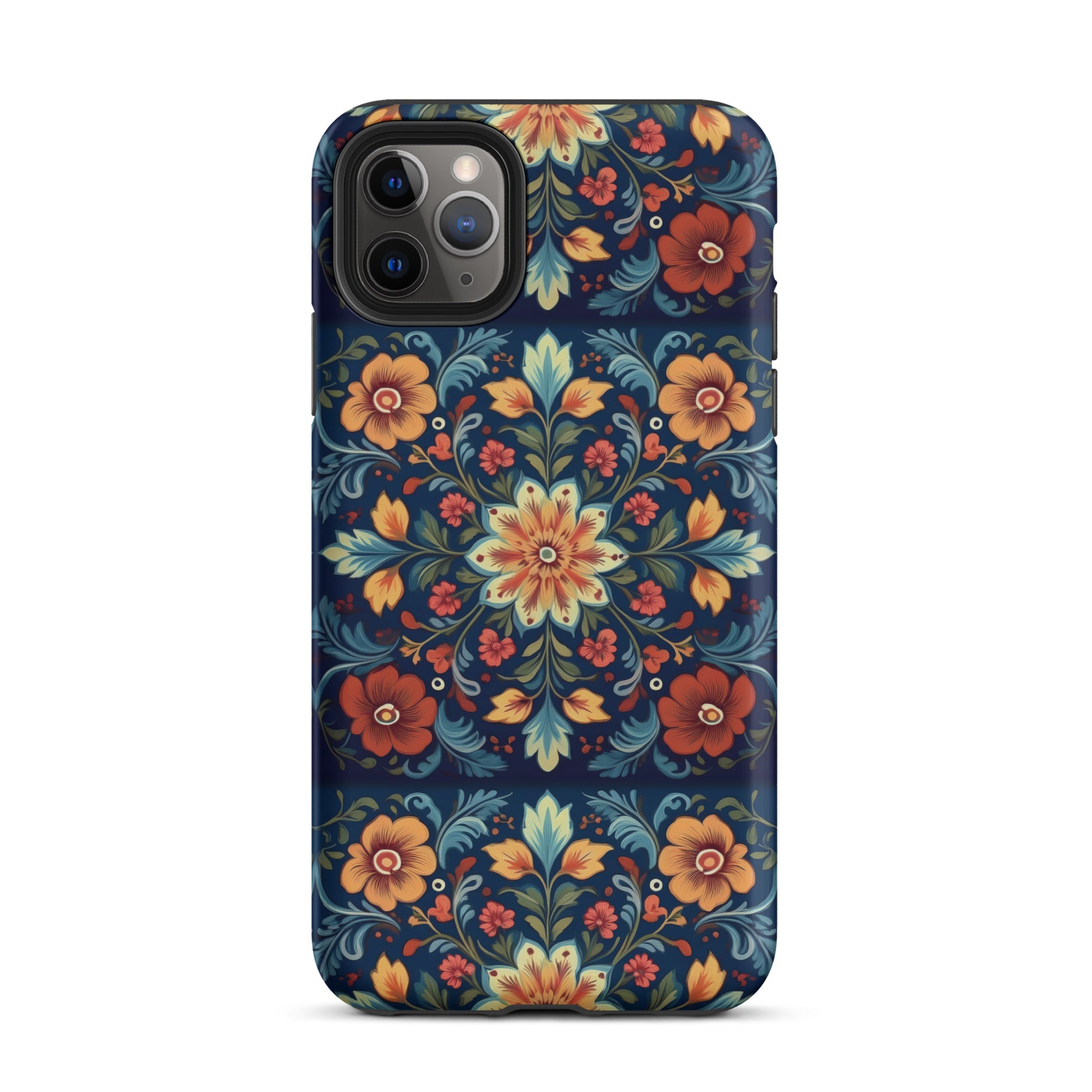 Norwegian Rosemaling Tough MagSafe iPhone® Case - The Global Wanderer