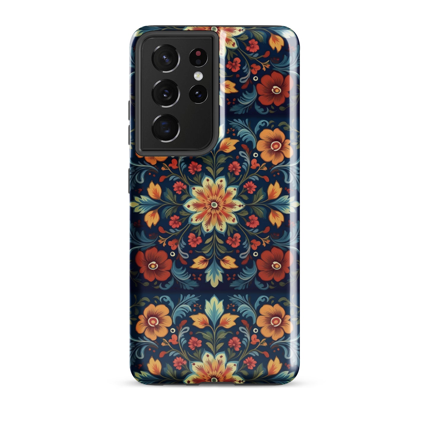 Norwegian Rosemaling Tough Samsung® Case - The Global Wanderer