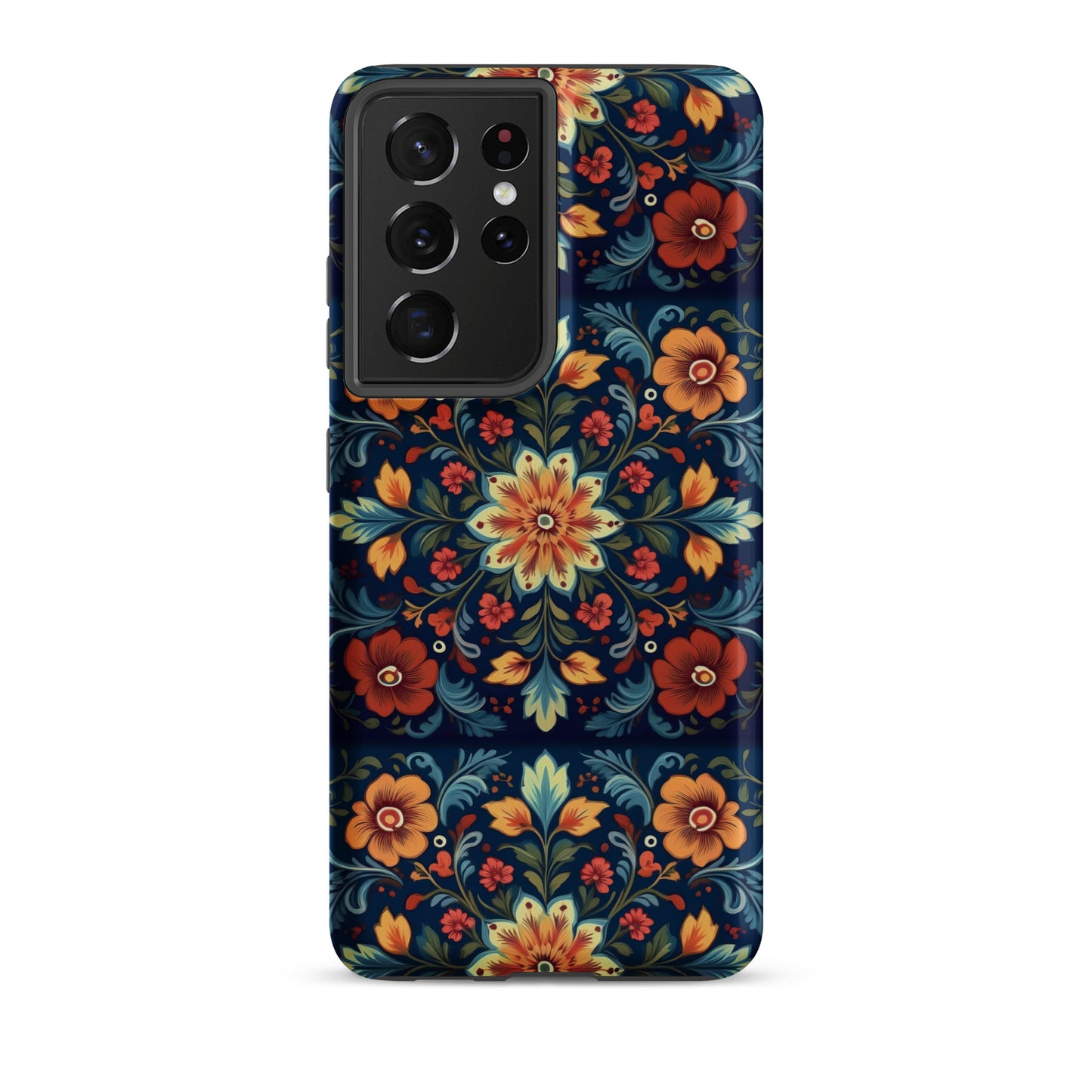 Norwegian Rosemaling Tough Samsung® Case - The Global Wanderer