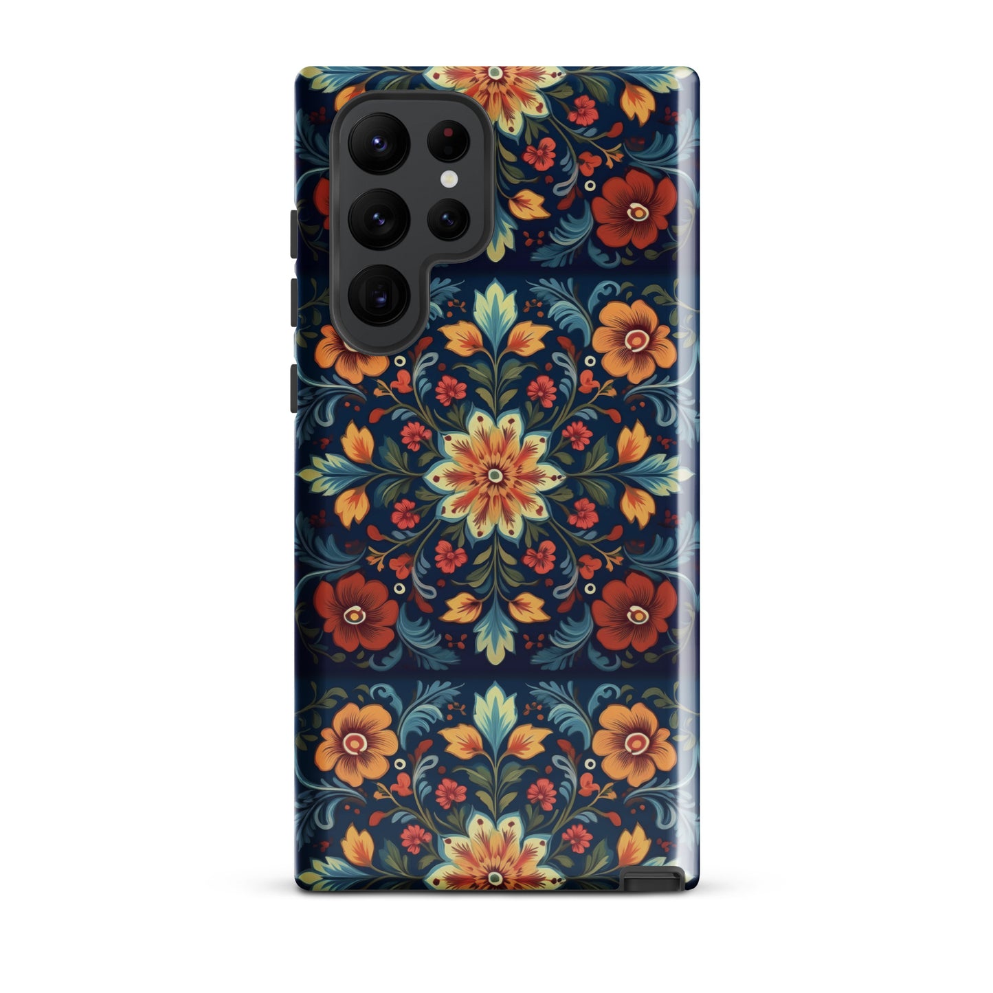 Norwegian Rosemaling Tough Samsung® Case - The Global Wanderer