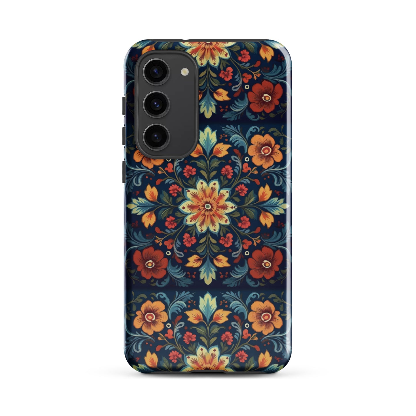 Norwegian Rosemaling Tough Samsung® Case - The Global Wanderer