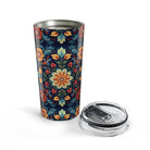 Norwegian Rosemaling Tumbler - The Global Wanderer