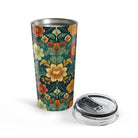 Norwegian Rosemaling Tumbler - The Global Wanderer