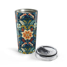 Norwegian Rosemaling Tumbler - The Global Wanderer