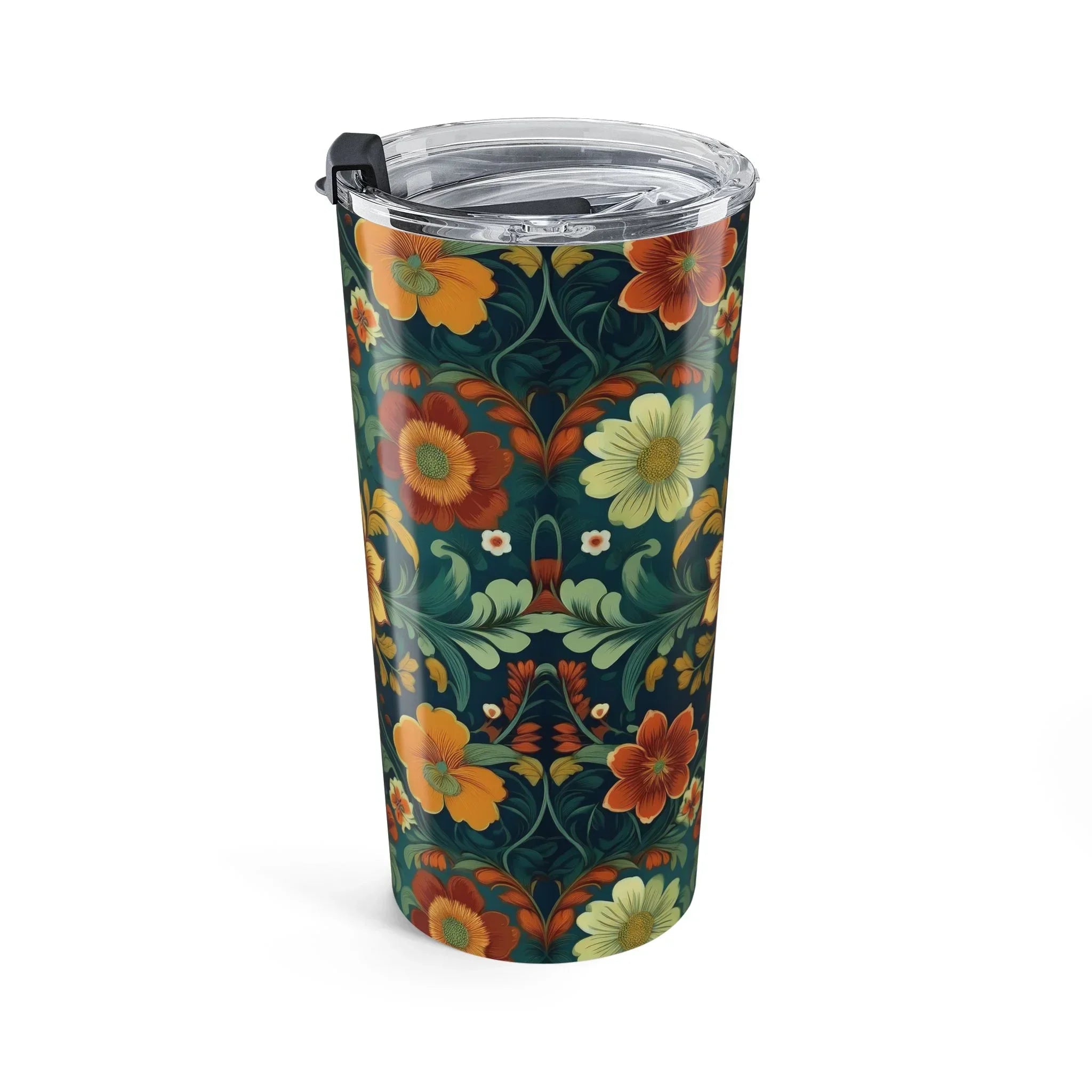 Norwegian Rosemaling Tumbler - The Global Wanderer