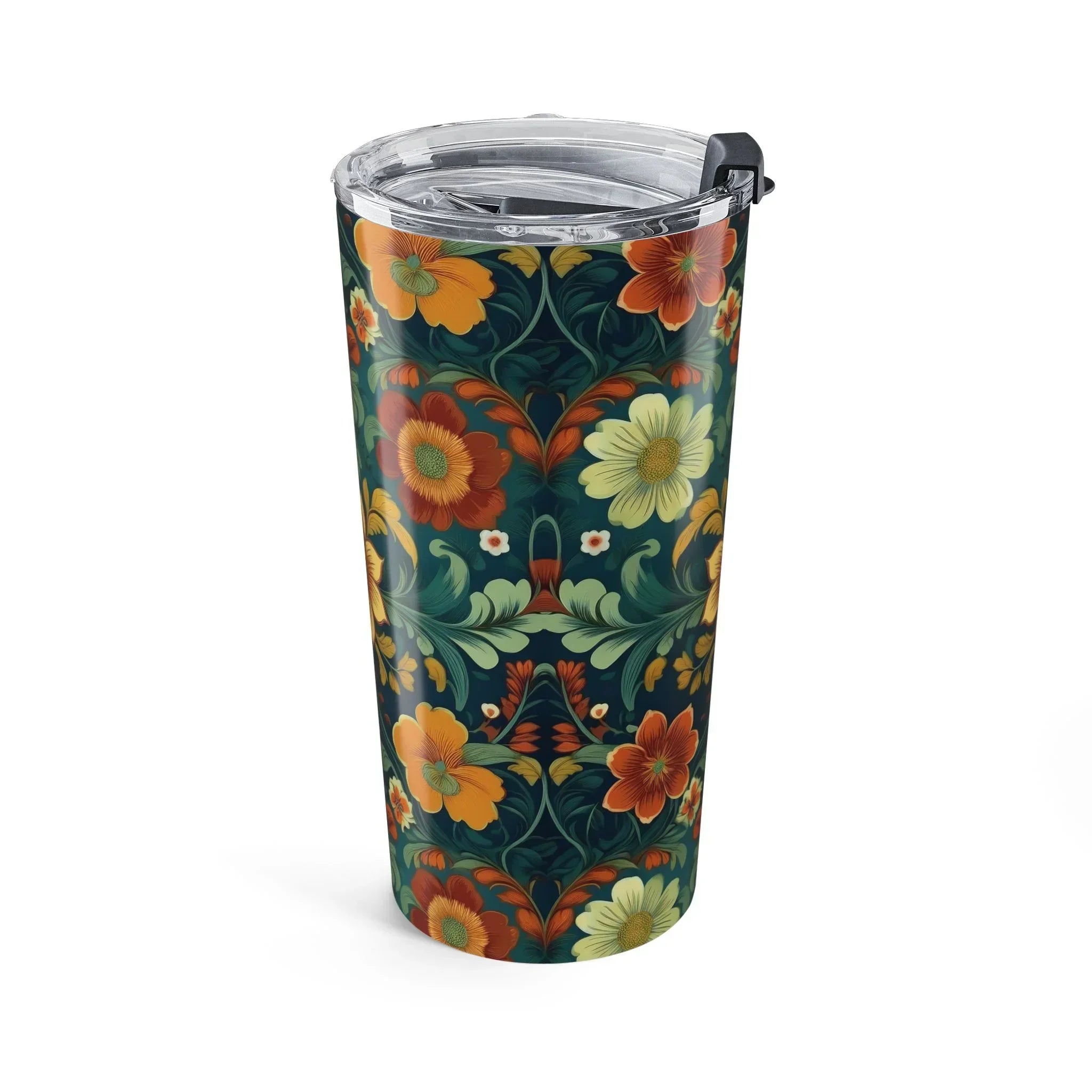 Norwegian Rosemaling Tumbler - The Global Wanderer