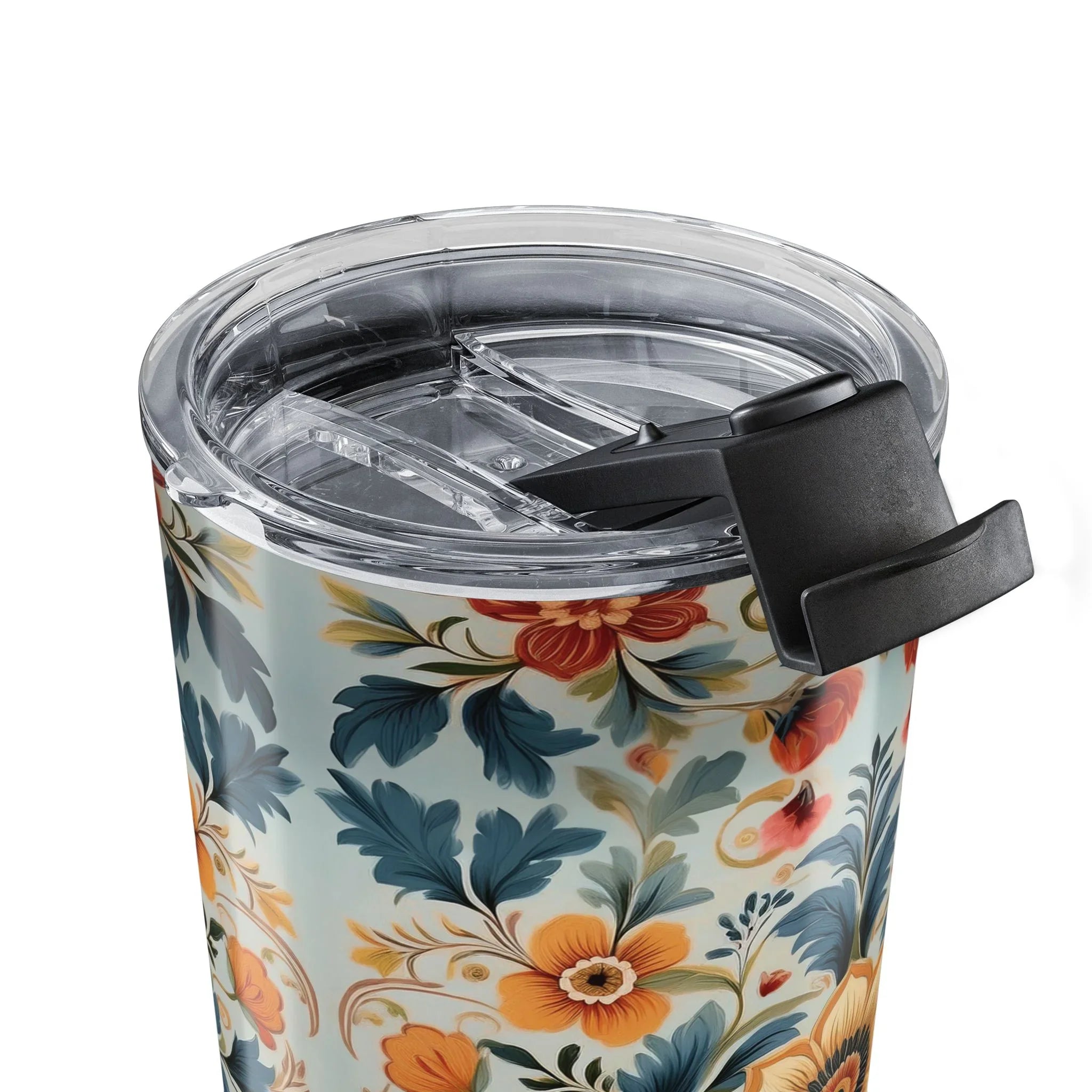 Norwegian Rosemaling Tumbler - The Global Wanderer