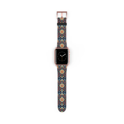 Norwegian Rosemaling Watch Band - The Global Wanderer