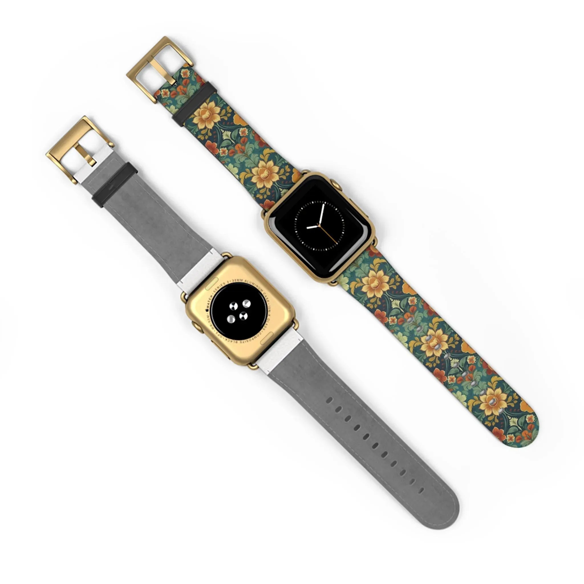 Norwegian Rosemaling Watch Band - The Global Wanderer