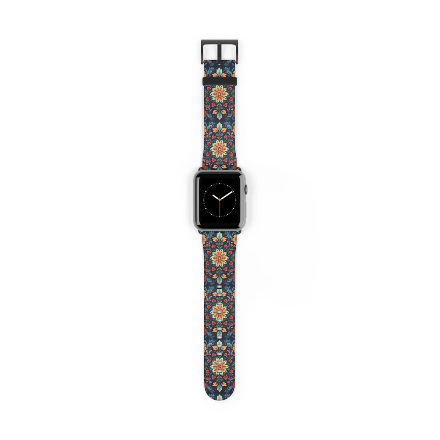 Norwegian Rosemaling Watch Band - The Global Wanderer