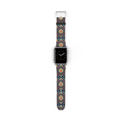 Norwegian Rosemaling Watch Band - The Global Wanderer