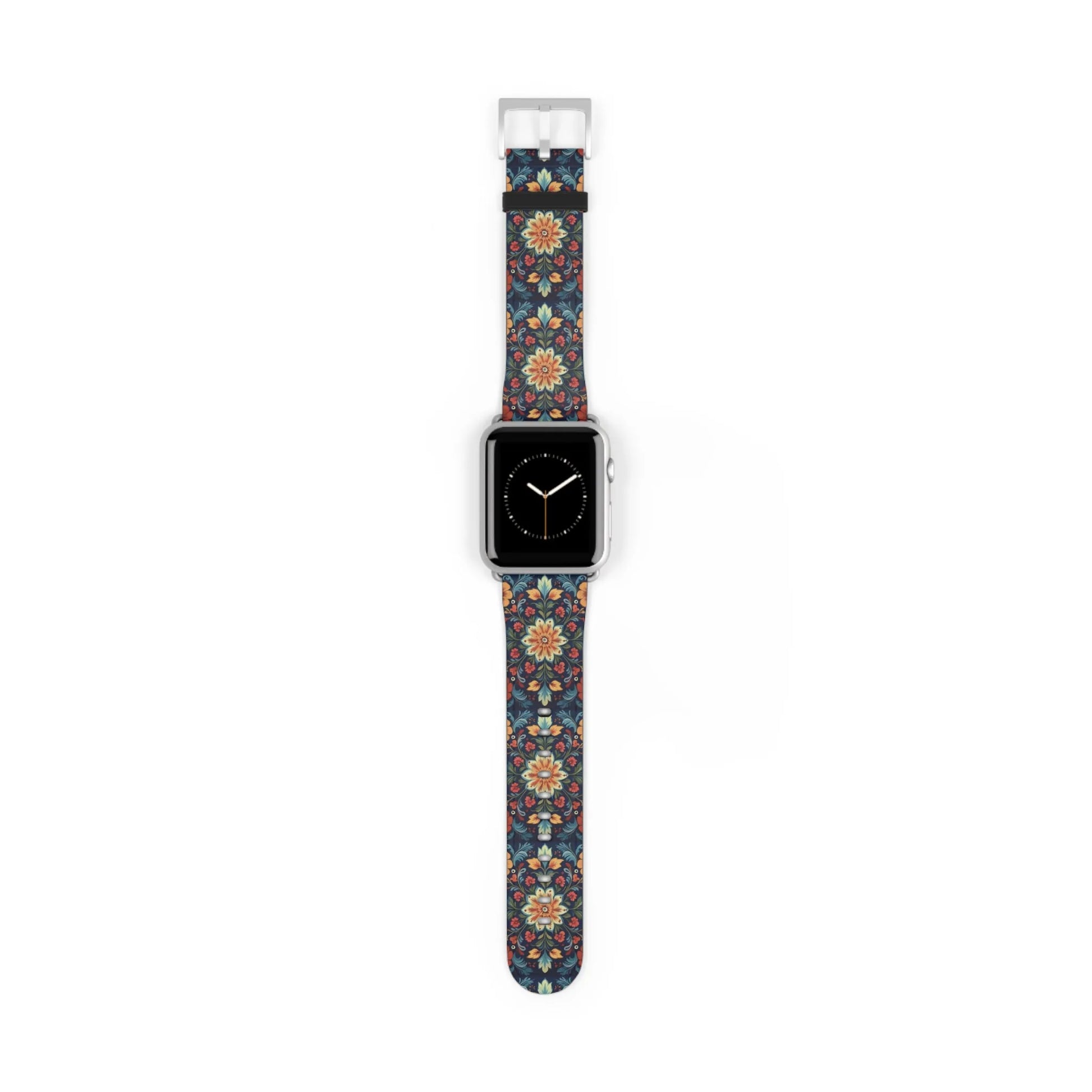 Norwegian Rosemaling Watch Band - The Global Wanderer