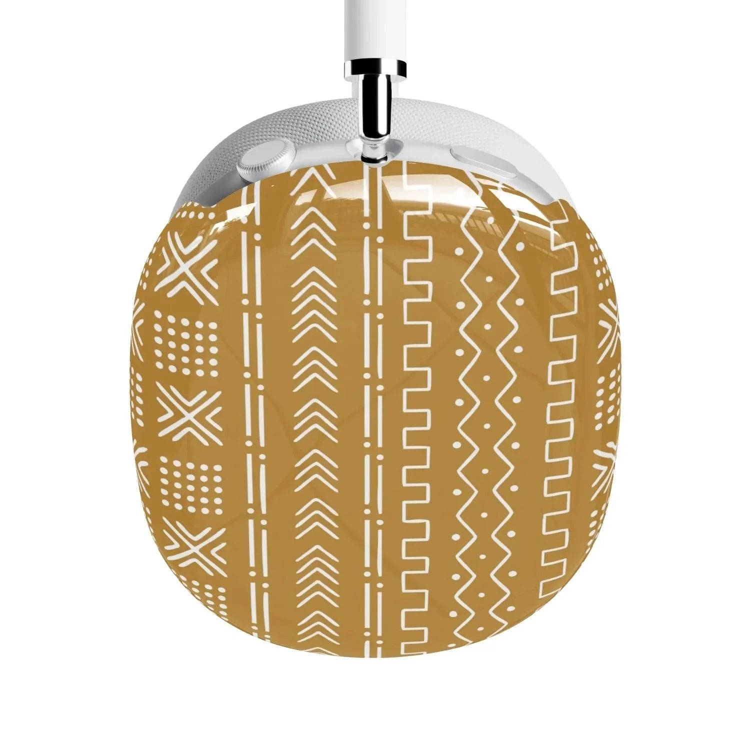 Ochre Mud Cloth AirPods Max Case - The Global Wanderer