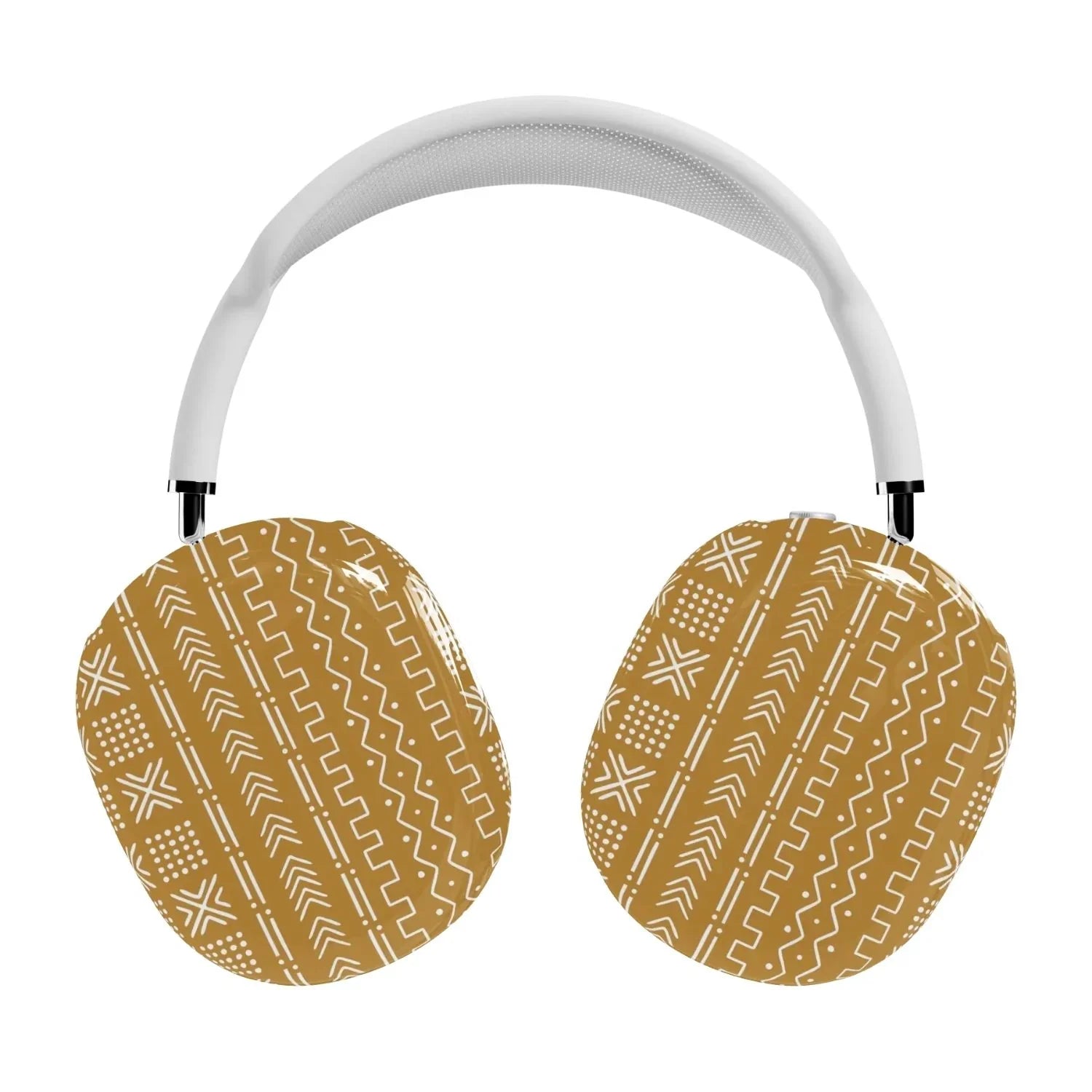 Ochre Mud Cloth AirPods Max Case - The Global Wanderer