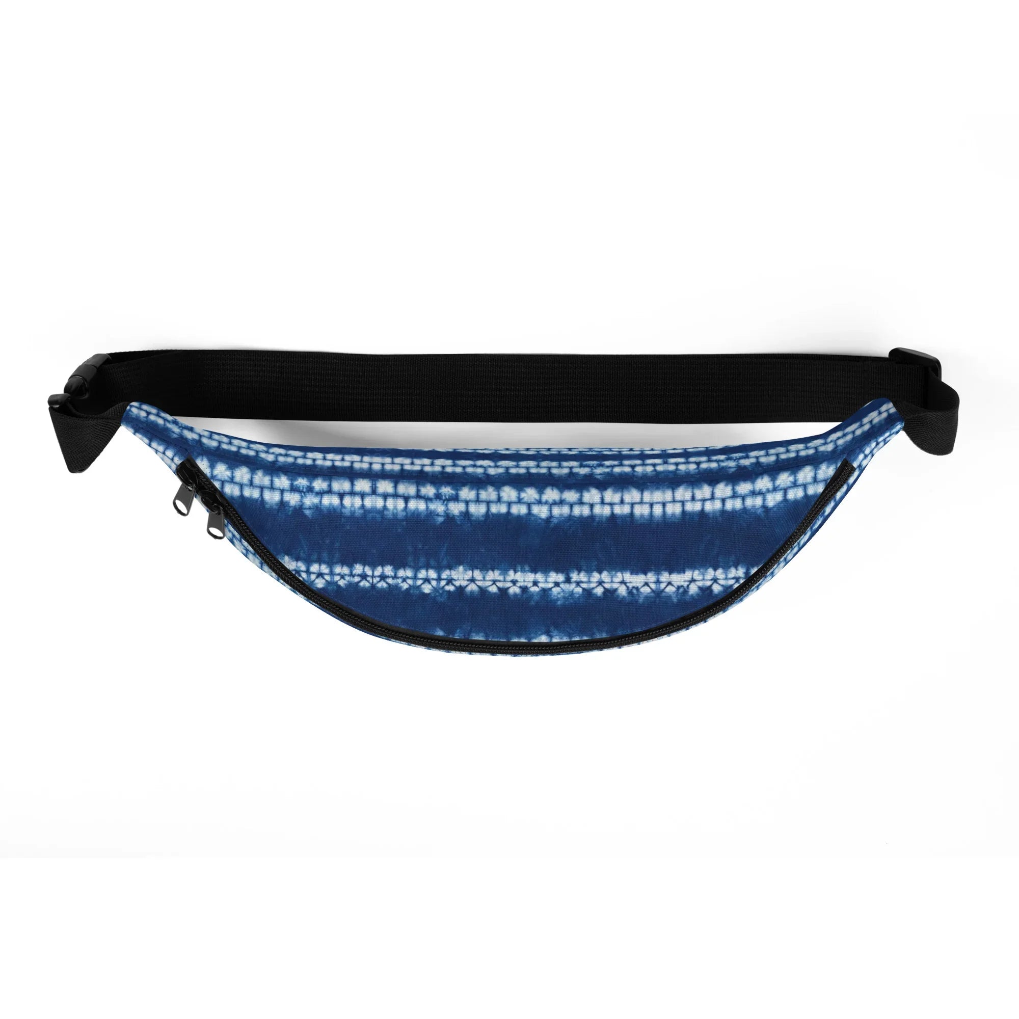 Osaka Wave Shibori Fanny Pack - The Global Wanderer