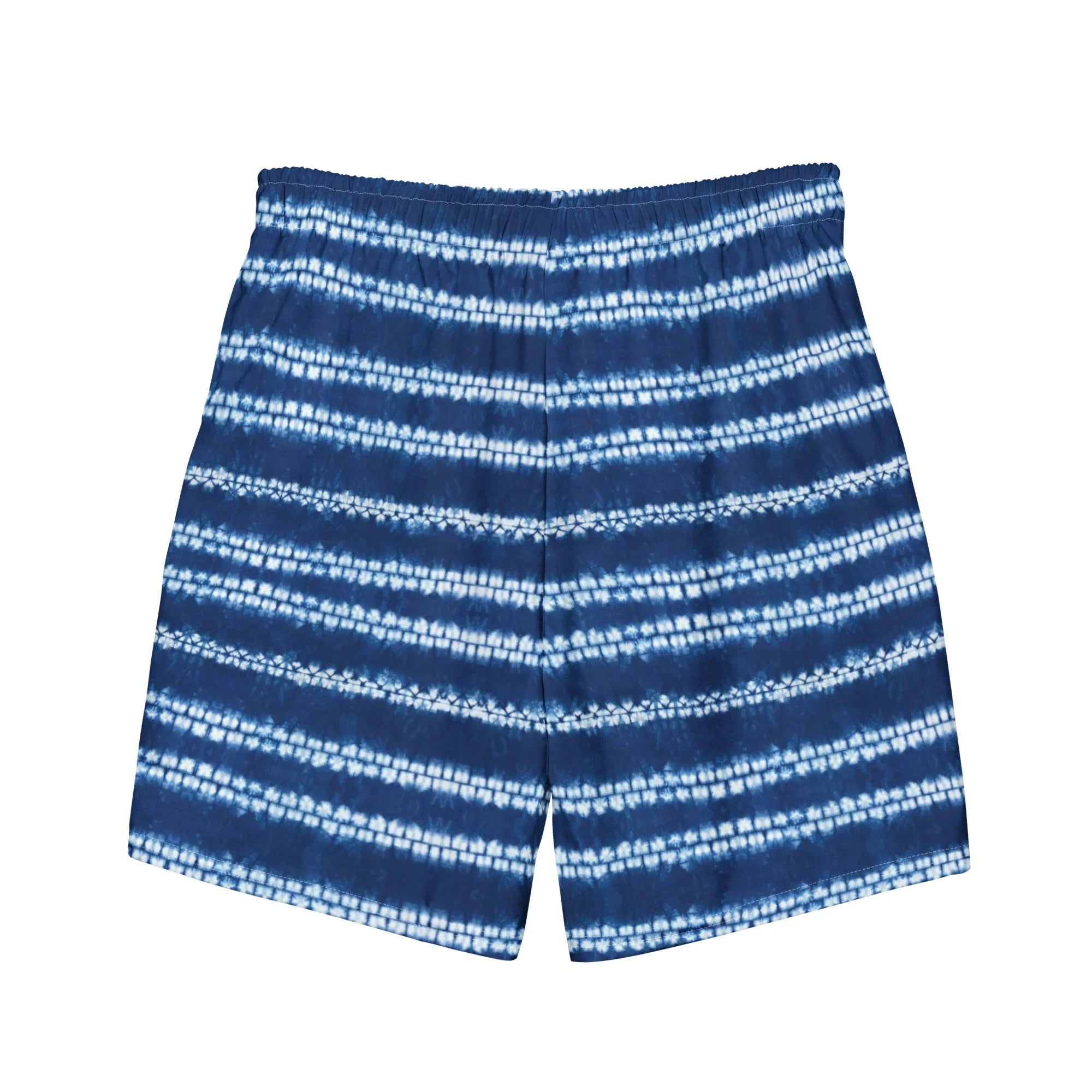 Osaka Wave Shibori Recycled Swim Trunks - The Global Wanderer