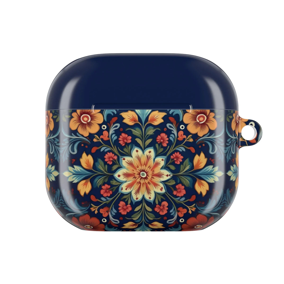 Oslo Midnight Rosemaling AirPods 4 Case - The Global Wanderer
