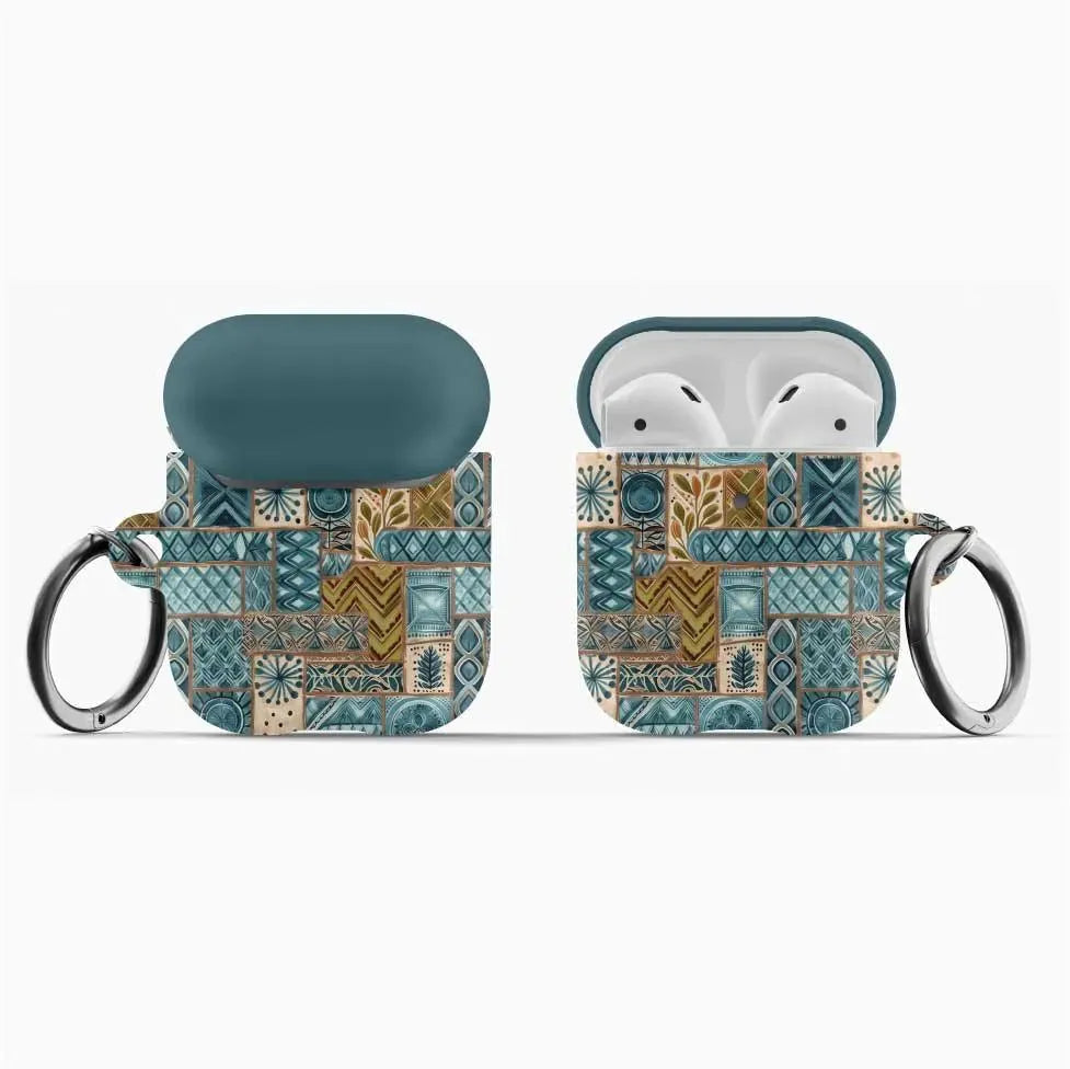 Pacific Islands Tapa Cloth AirPod Pro Case - The Global Wanderer