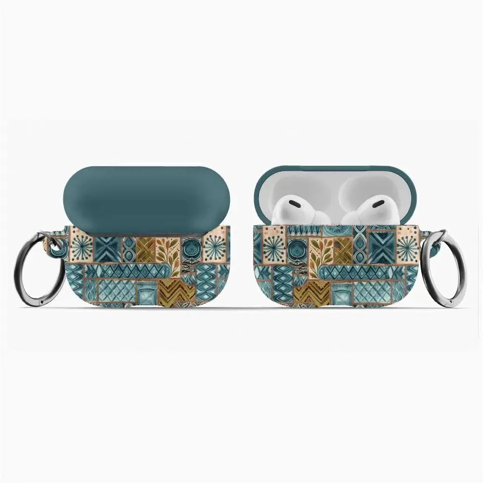 Pacific Islands Tapa Cloth AirPod Pro Case - The Global Wanderer