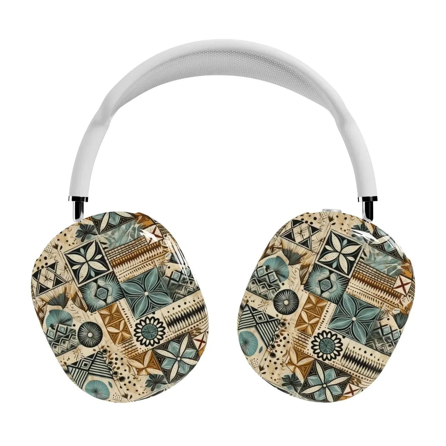 Palm Shadow Tapa Cloth AirPods Max Case | Globally Inspired