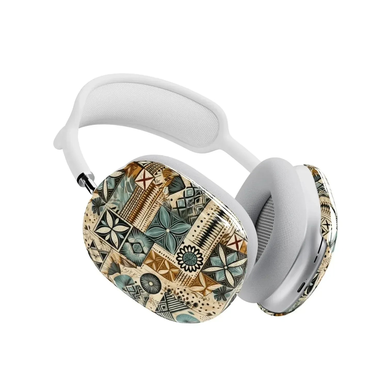 Palm Shadow Tapa Cloth AirPods Max Case | Globally Inspired