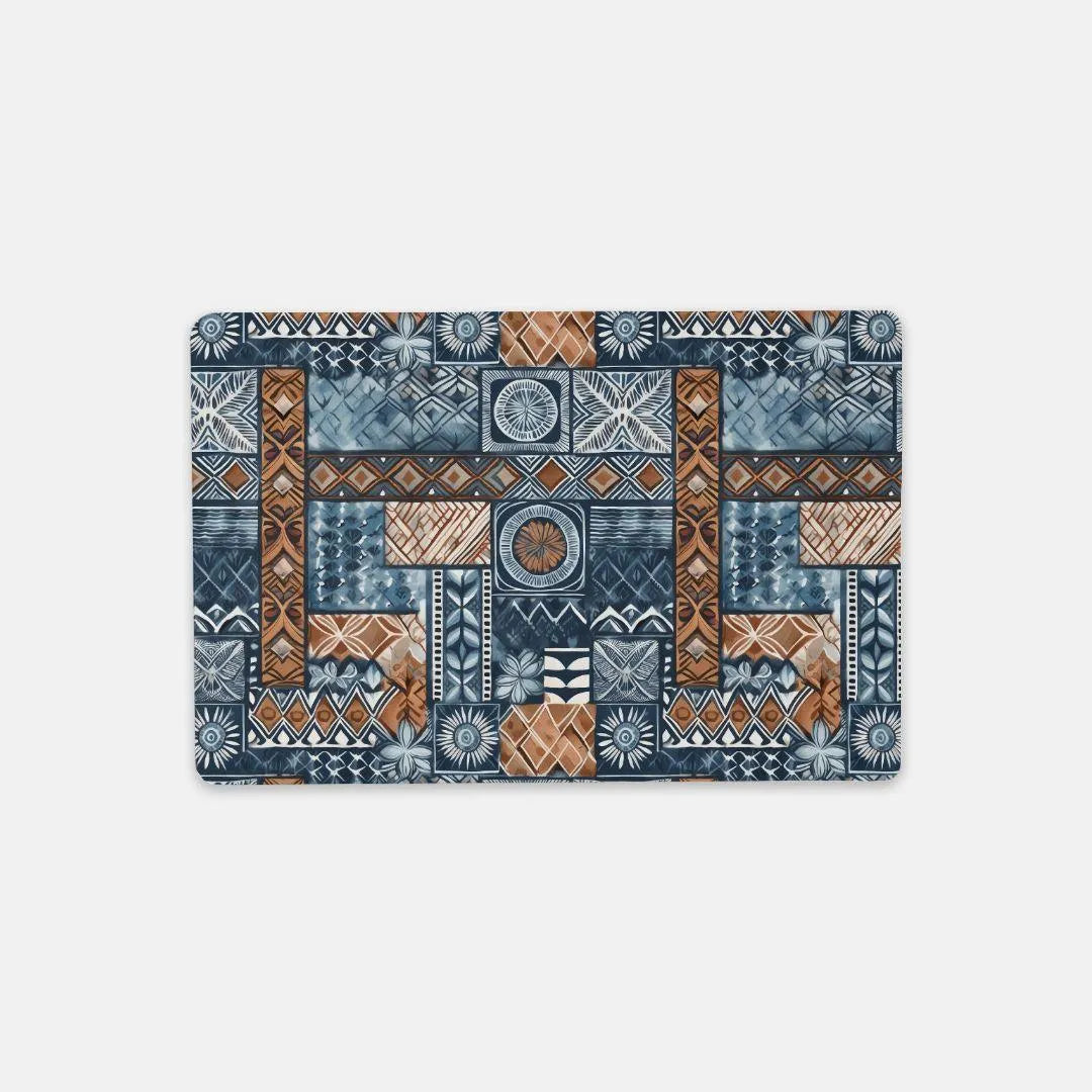 Pacific Islands Tapa Cloth Desk Mat - The Global Wanderer