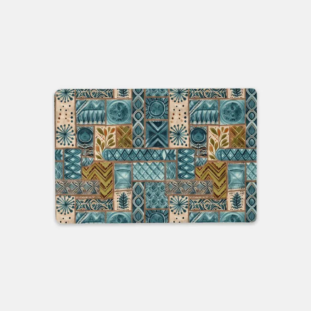 Pacific Islands Tapa Cloth Desk Mat - The Global Wanderer