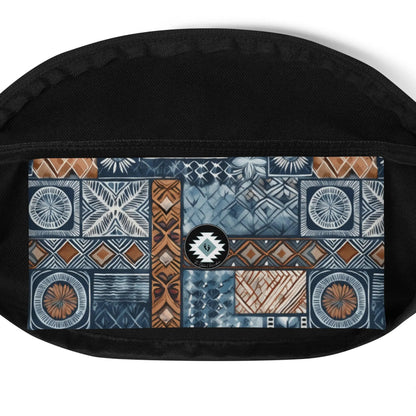 Pacific Islands Tapa Cloth Fanny Pack - The Global Wanderer