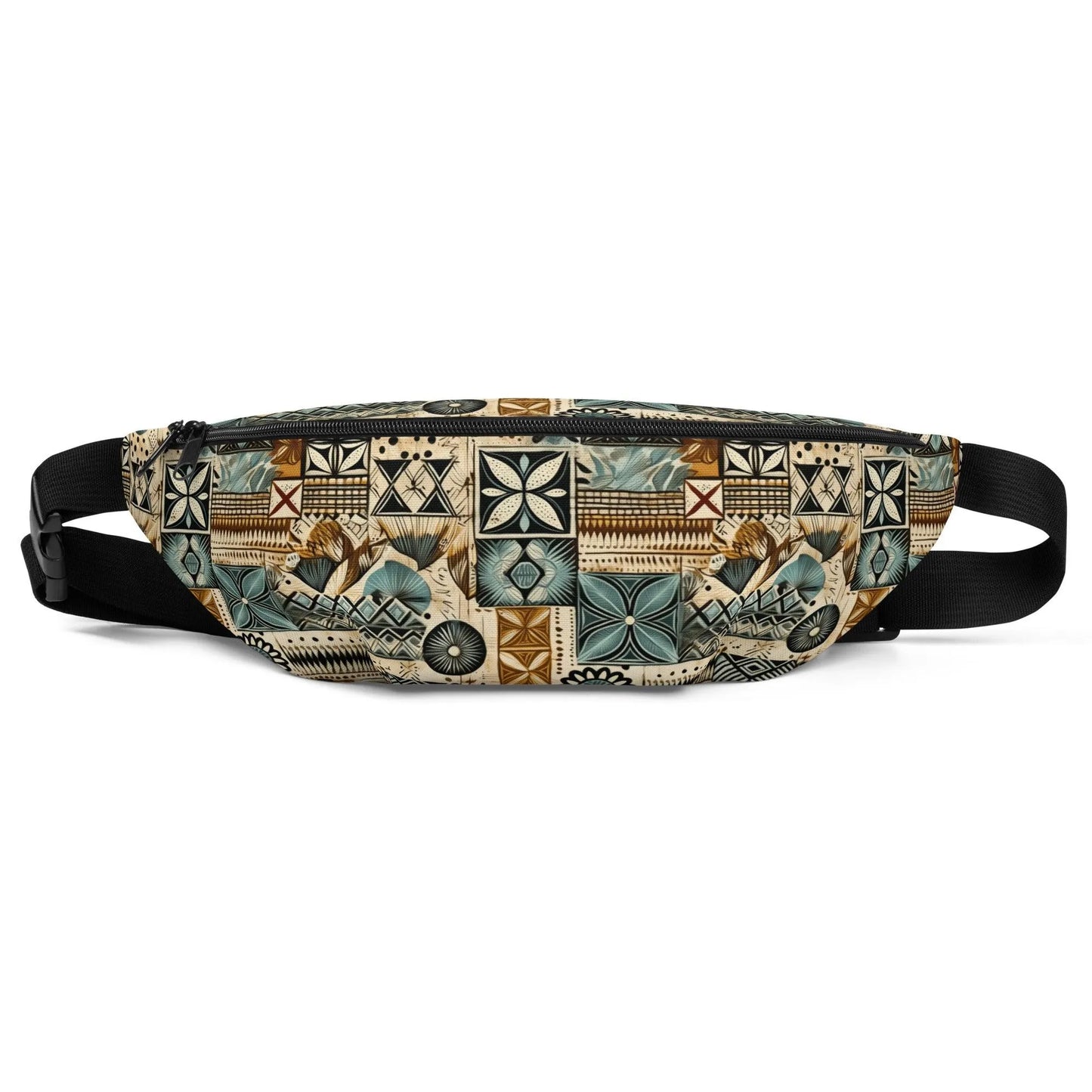 Pacific Islands Tapa Cloth Fanny Pack - The Global Wanderer