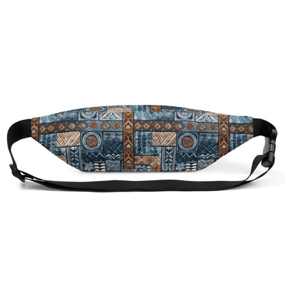 Pacific Islands Tapa Cloth Fanny Pack - The Global Wanderer