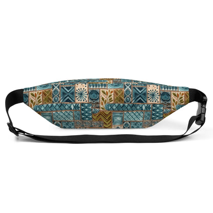 Pacific Islands Tapa Cloth Fanny Pack - The Global Wanderer