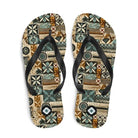 Pacific Islands Tapa Cloth Flip Flops - The Global Wanderer