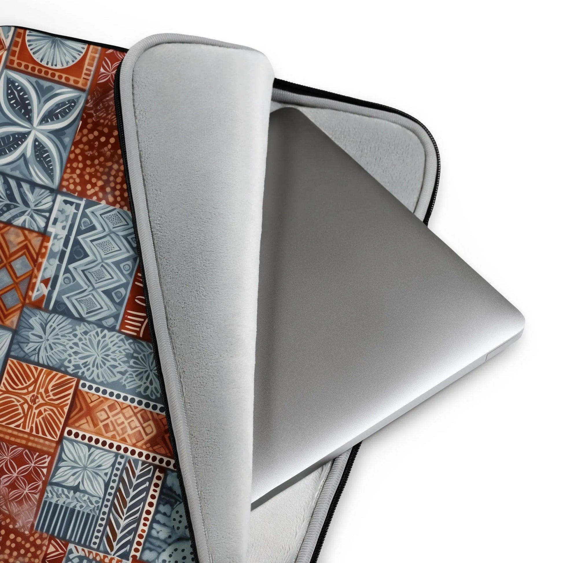 Pacific Islands Tapa Cloth Laptop Case - The Global Wanderer