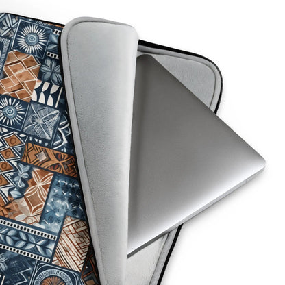 Pacific Islands Tapa Cloth Laptop Case - The Global Wanderer