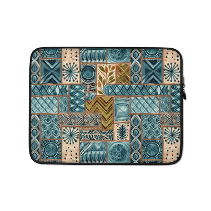 Pacific Islands Tapa Cloth Laptop Case - The Global Wanderer