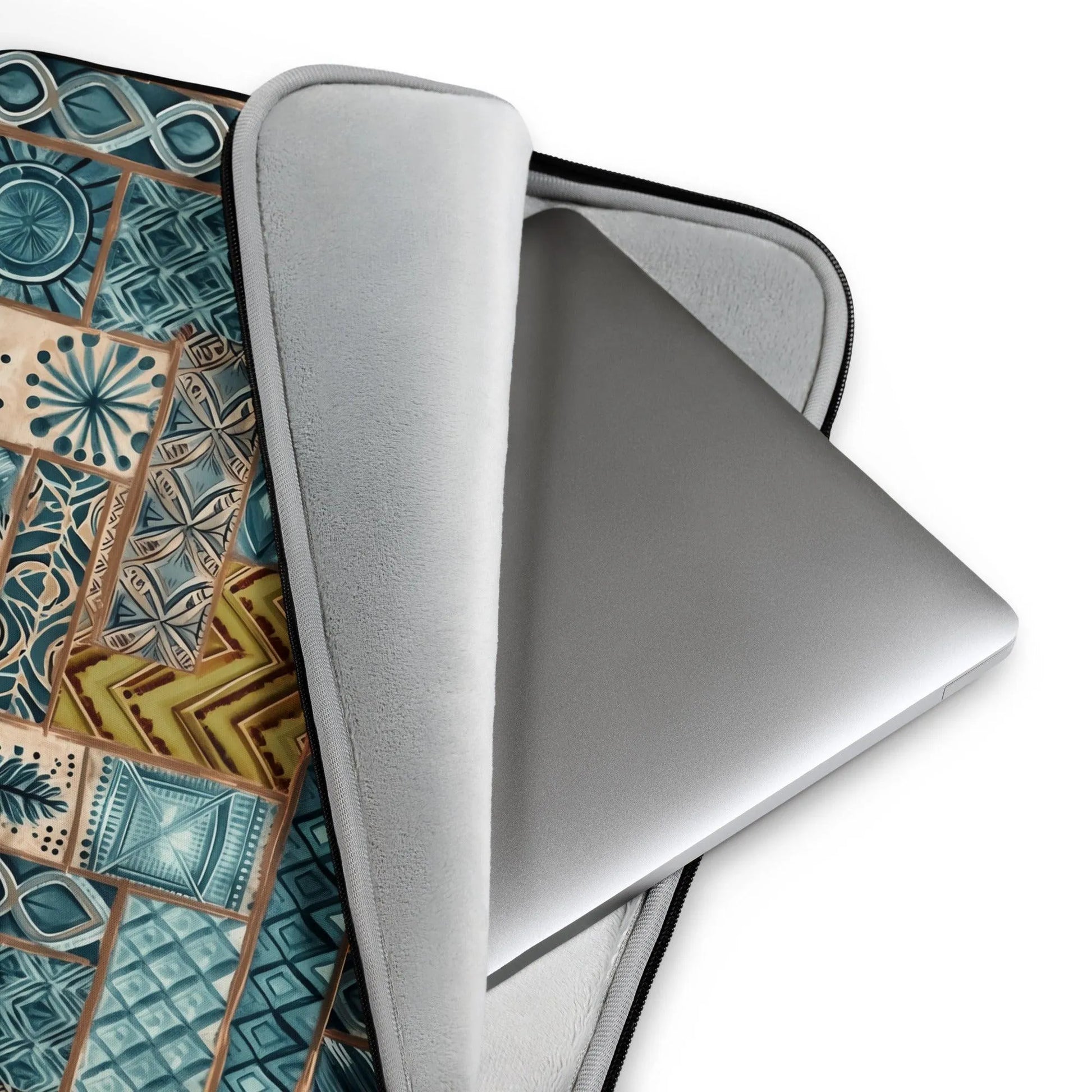 Pacific Islands Tapa Cloth Laptop Case - The Global Wanderer